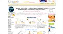 Desktop Screenshot of bijoux-or.fr